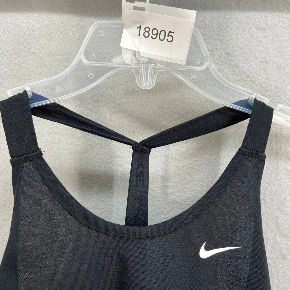 Nike Dri Fit Tank Top Womens XS Black Racerback Athletic‎ Workout Gym